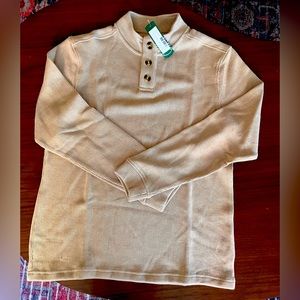 Brand new with tags Hawker & Rye Avalon Heavyweight Ribbed Button Mock sweater